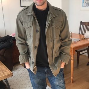 Men’s Gap Army Green Military Coat